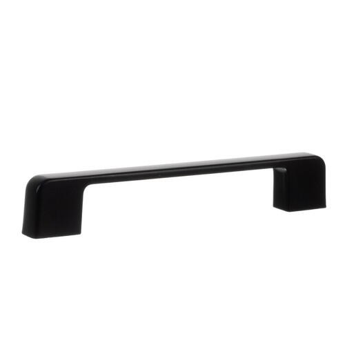 Manere mobilier 10 Buc, Aluminiu, Negru Mat, Distanta dintre orificii 9.6 cm