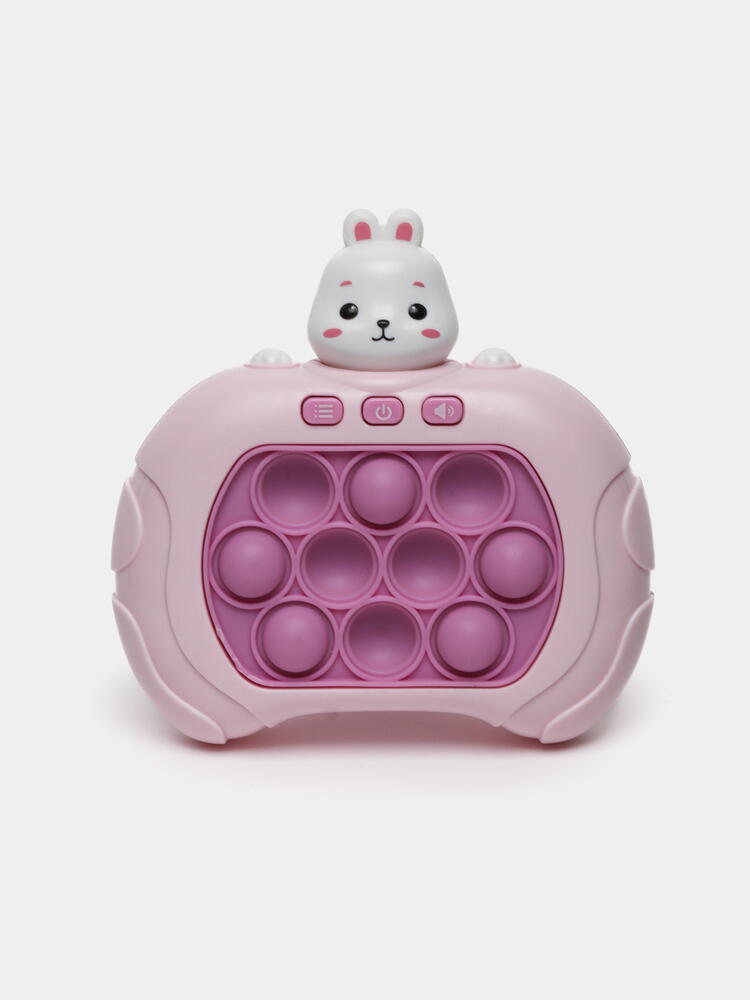 Consola Pop It Fidget, Jucarie pentru copii 3+ ani și Joc de petrecere, Roz