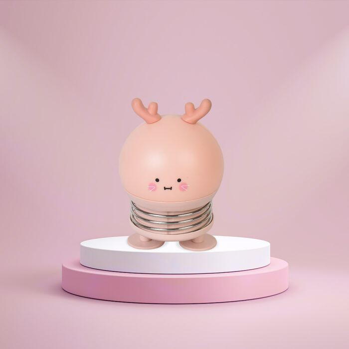 Lampa de noapte, de veghe, pentru copii sau bebelusi, Portabila, Baterie Reincarcabila 300mAh, Rose