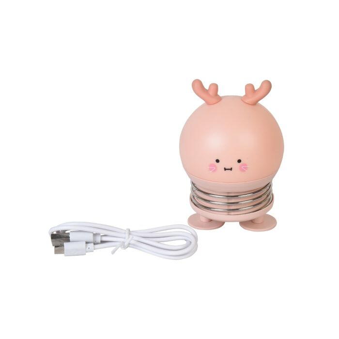 Lampa de noapte, de veghe, pentru copii sau bebelusi, Portabila, Baterie Reincarcabila 300mAh, Rose