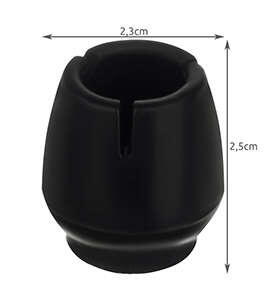Set protectie pentru picioarele scaunelor, 16 bucati, 12-16 mm, Negru