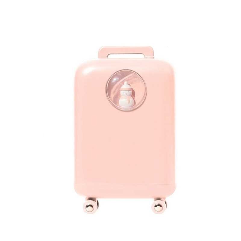 1+1 GRATIS Umidificator de aer cu ultrasunete, 210ML, cu iluminat LED, pentru casa si birou, Rose