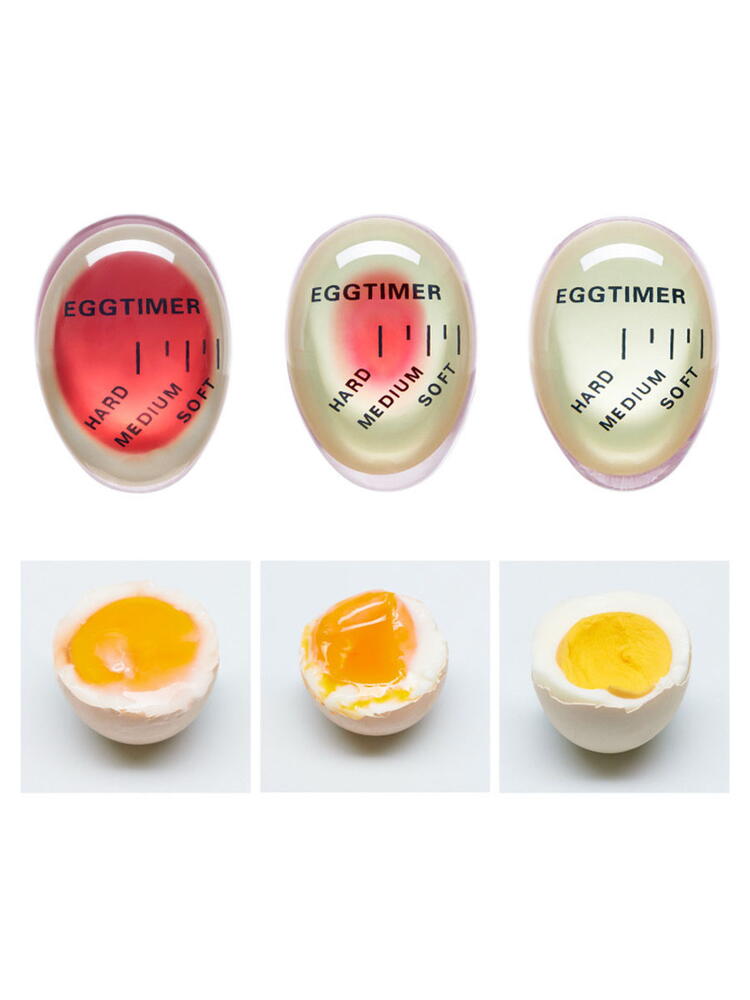Cronometru pentru oua, EGGTIMER, cu indicator al duritatii de gatire, indicator fierbere ou, rezistent la temperatura
