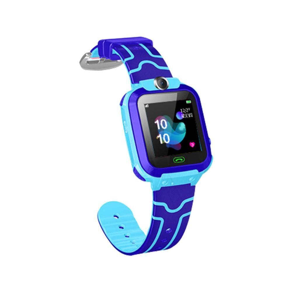 SmartWatch pentru copii cu functie telefon (SIM), 2G, Camera, Functie Monitorizare, Localizare LBS, Apelare SOS, Agenda telefonica, Bleu