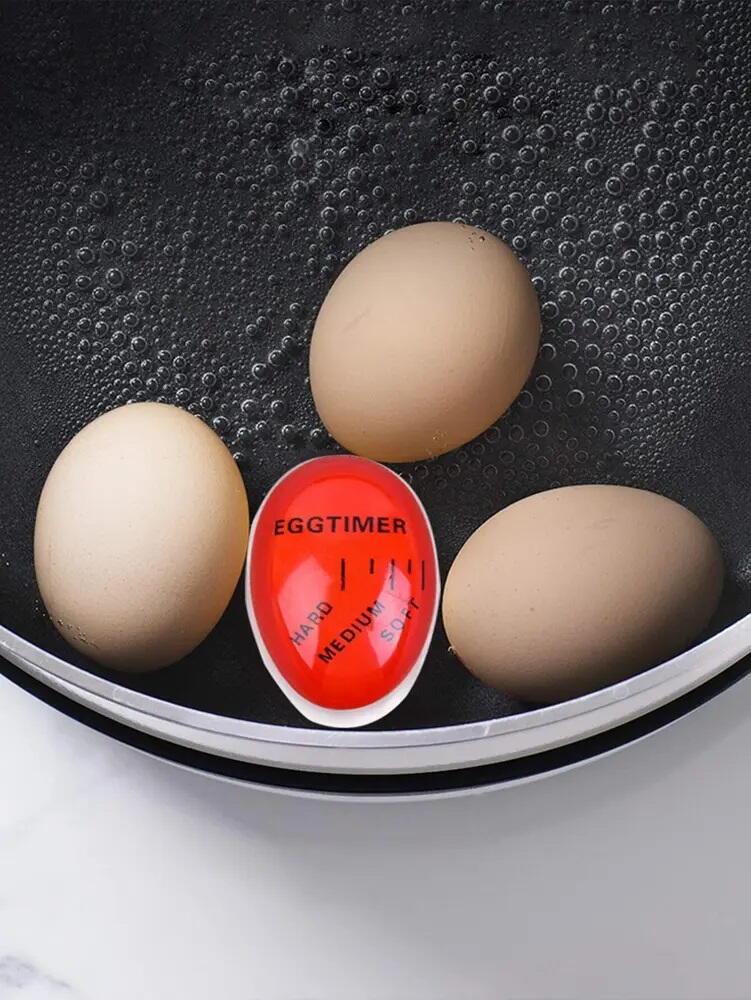 Cronometru pentru oua, EGGTIMER, cu indicator al duritatii de gatire, indicator fierbere ou, rezistent la temperatura