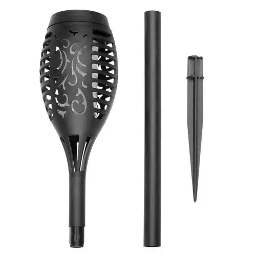 Set 4 Lampa Solara, Autonomie 8 ore, Inaltime 50CM, Rezistenta la intemperii, Design flacara, Clasa de protectie ip65