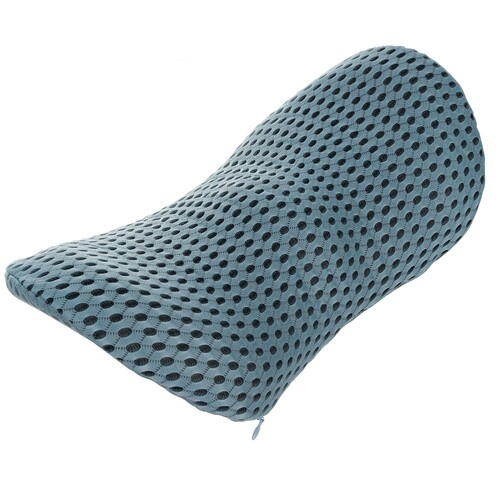 Perna Suport Lombar, Spuma cu Memorie, Albastru, 46x23x13cm