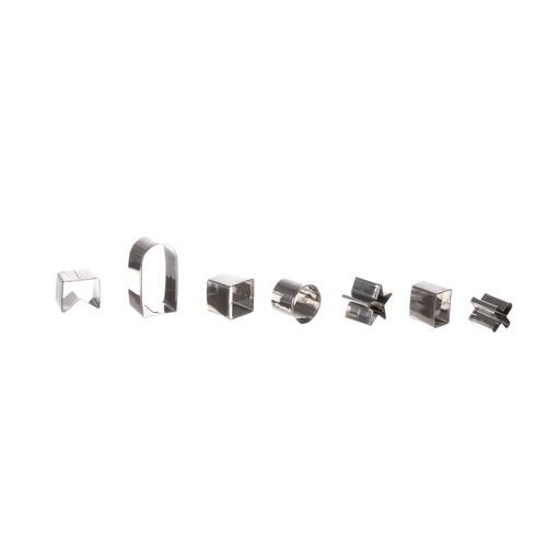 Forme metalice pentru casuta din turta dulce sau biscuiti, 10 piese