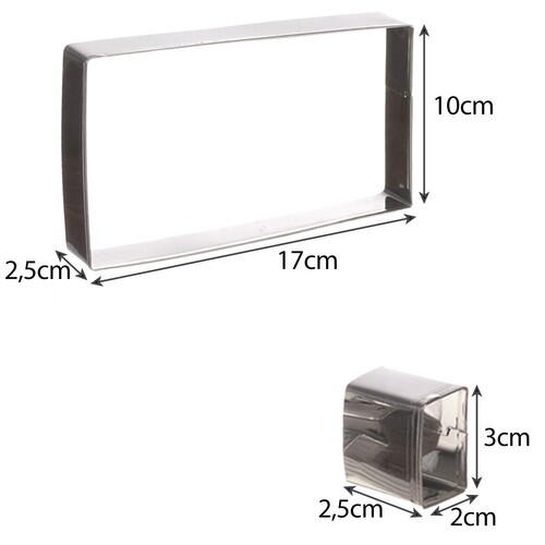 Forme metalice pentru casuta din turta dulce sau biscuiti, 10 piese