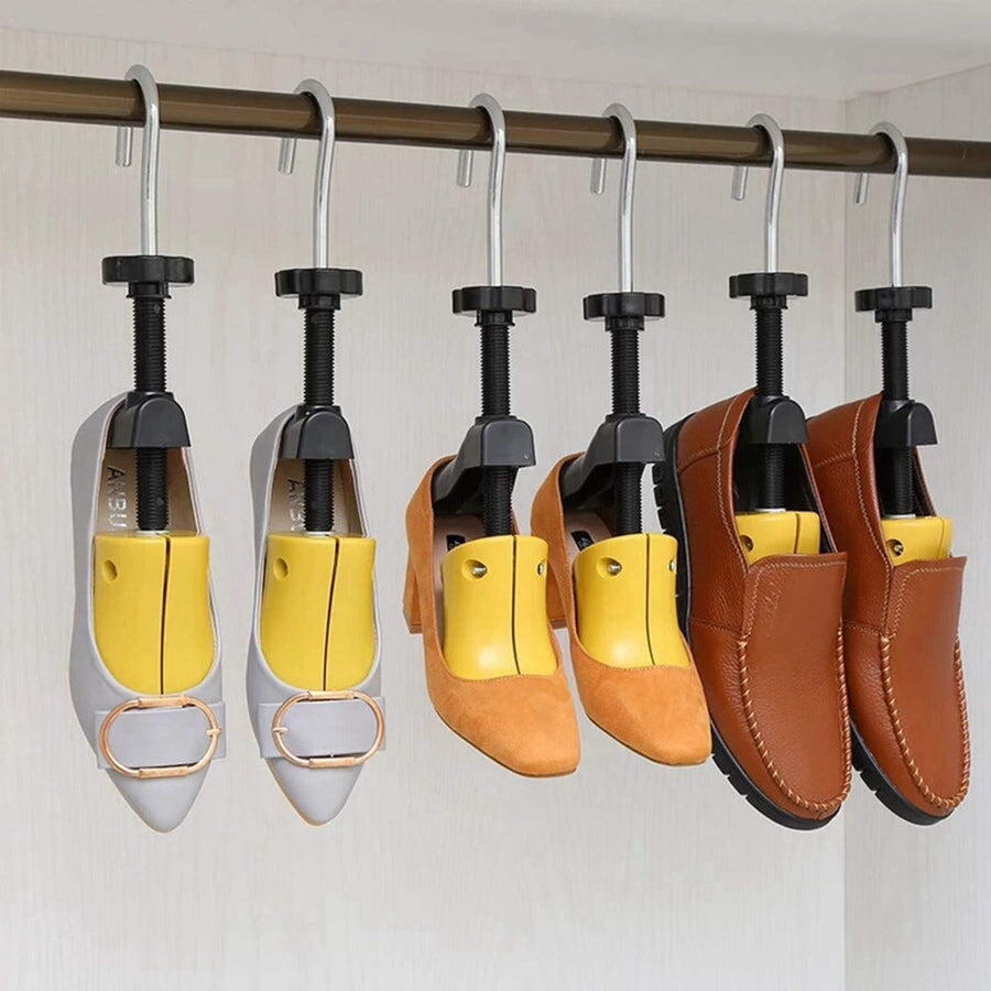 Set 2 Calapoade/Sanuri, Pentru Largit/Alungit Pantofi, Pentru Marimile 39-43, Material ABS, Galben