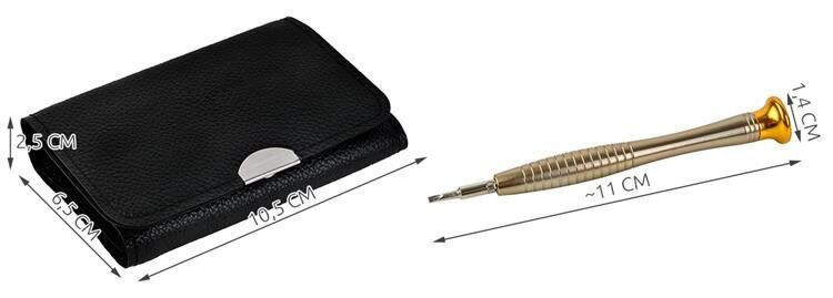 Set surubelnite de precizie 25 in 1, Argintiu