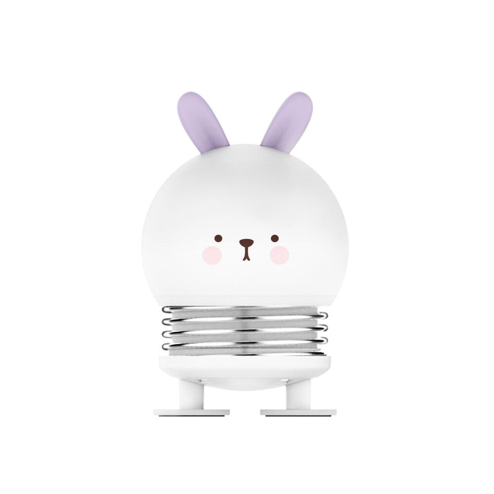 Lampa de noapte, de veghe, pentru copii sau bebelusi, Portabila, Baterie 300mAh, Alb