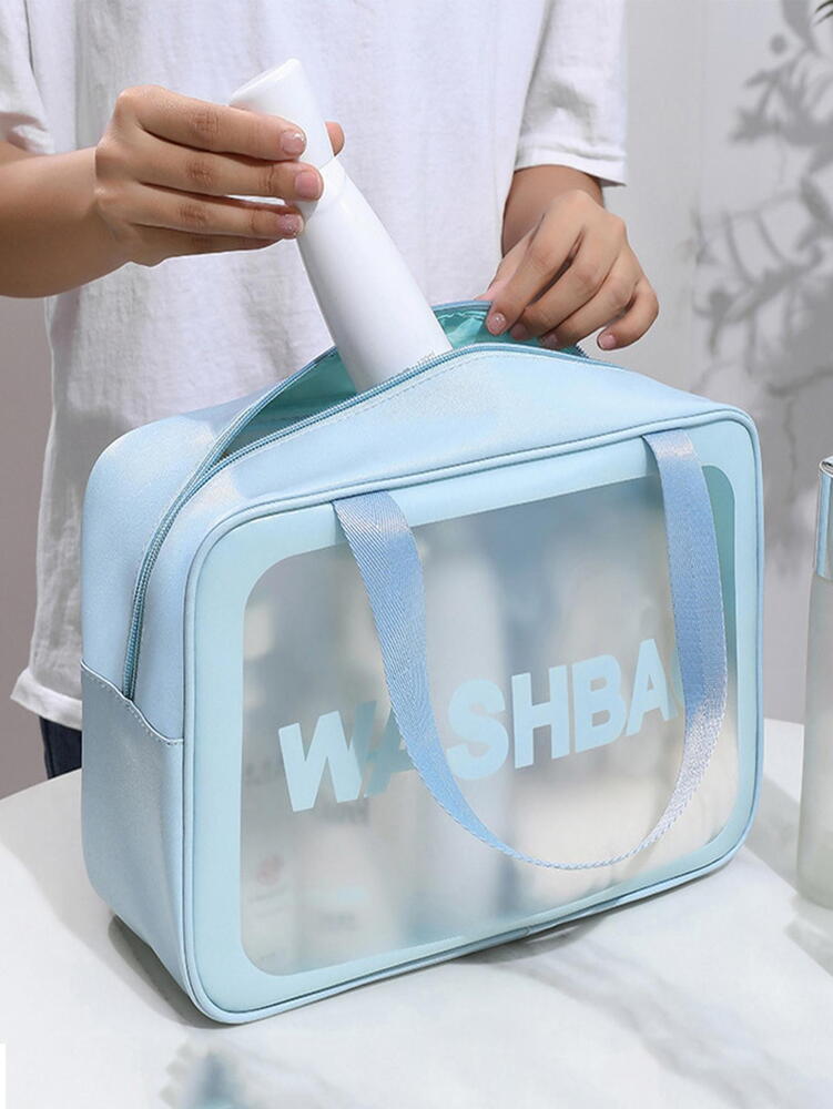 Geanta cosmetice si lichide pentru voiaj, impermeabila 30x20x10 cm