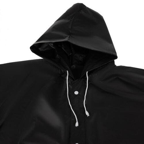 Pelerina de Ploaie Impermeabila , Lungime 110 cm, Confectionata din Material EVA, Prindere cu Capse, Gluga cu snur, Ideal pentru Camping, Drumetii, Pescuit