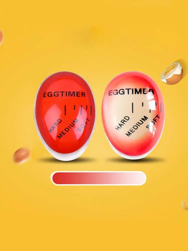Cronometru pentru oua, EGGTIMER, cu indicator al duritatii de gatire, indicator fierbere ou, rezistent la temperatura