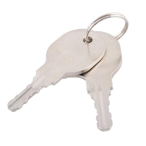 Maner fereastra cu incuietoare, model universal, inchidere securizata, 2 chei incluse, Alb