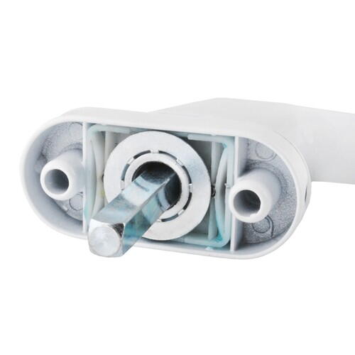 Maner fereastra cu incuietoare, model universal, inchidere securizata, 2 chei incluse, Alb