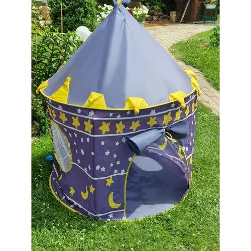 Castel de joaca tip cort pop-up pentru copii cu montare rapida, Albastru