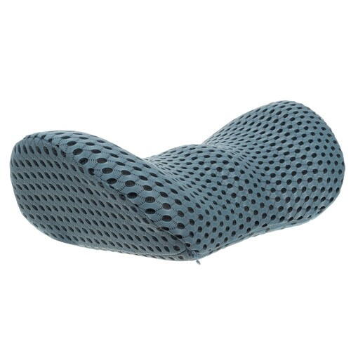 Perna Suport Lombar, Spuma cu Memorie, Albastru, 46x23x13cm