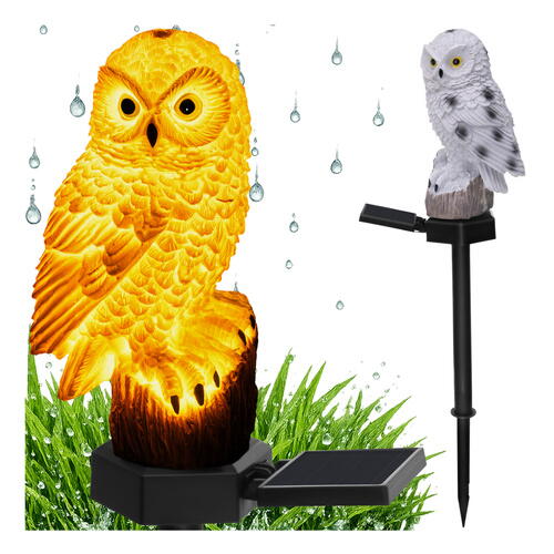 Lampă solară de grădină – bufniță