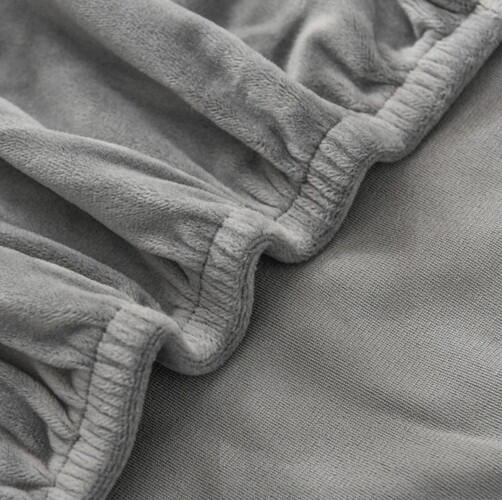 Husa protectie scaun, marime universala, pentru scaune de bucatarie sau birou, de casa, restaurant, evenimente, material tip catifea, lavabila, banda elastica pentru fixare si antialunecare, 65 x 35 x 40 x 10 cm, Gri