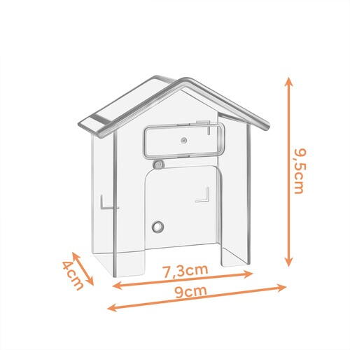 Husa protectie sonerie wireless, Impermeabila Exterior, Transparent