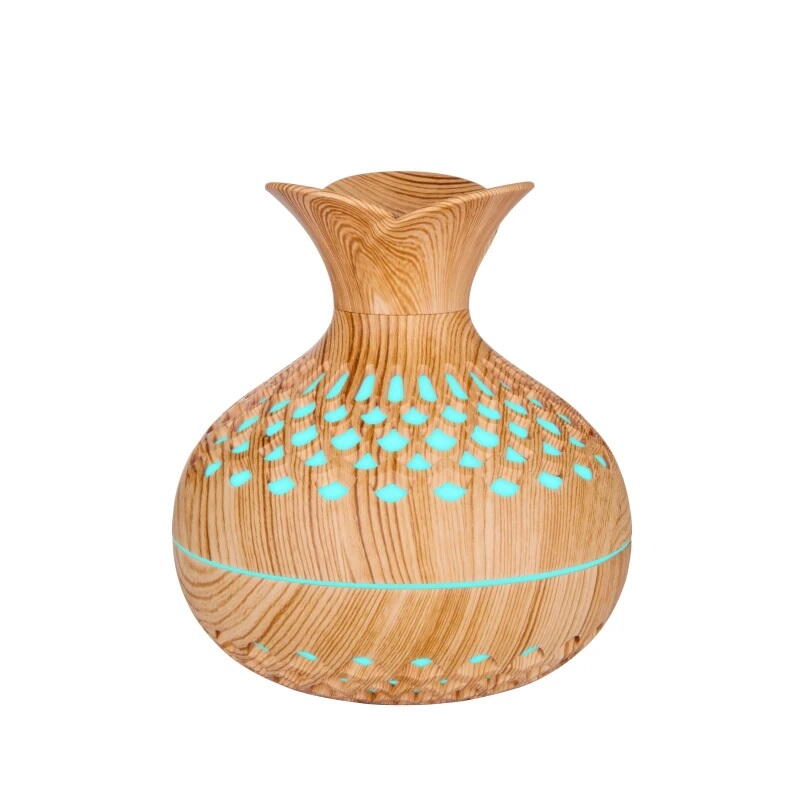 Difuzor de ulei esential, Aromaterapie, Umidificator de aer, Purificator, Rezervor 300ML, Cu iluminat LED