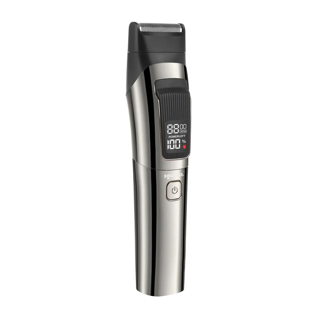 Masina de Tuns Barba si Parul 10  in 1, RapidCut, Autonomie 90 min, Nas, Urechi, Suport, Acumulator