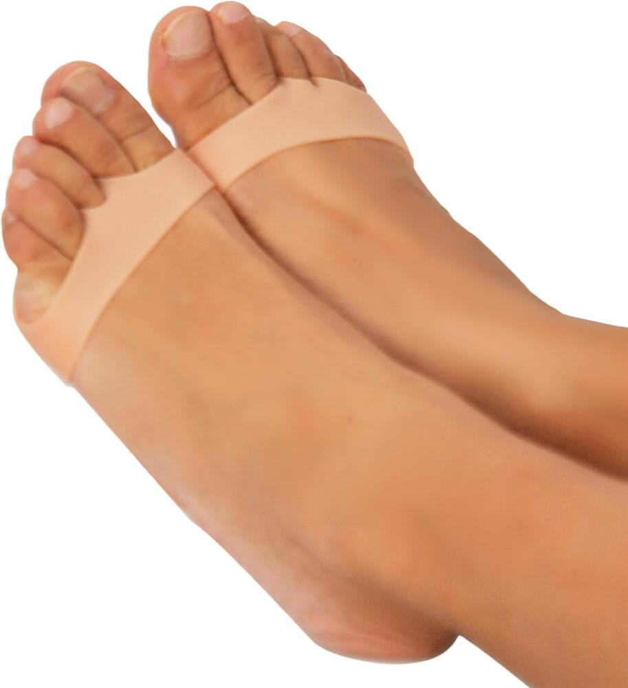 Branturi Pentru Metatarsiene, Separator Corectie Pozitie Degete Picior, Respirabil, Reutilizabil, Impotriva alunecarii, Reducerea socurilor, Silicon, Culoarea pielii