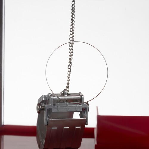 Jucarie interactiva macara cu gheara pentru prinderea dulciurilor, Candy Grabber, Monede incluse, cu baterii, 31 x 17 x 22 cm, Rosu / Argintiu