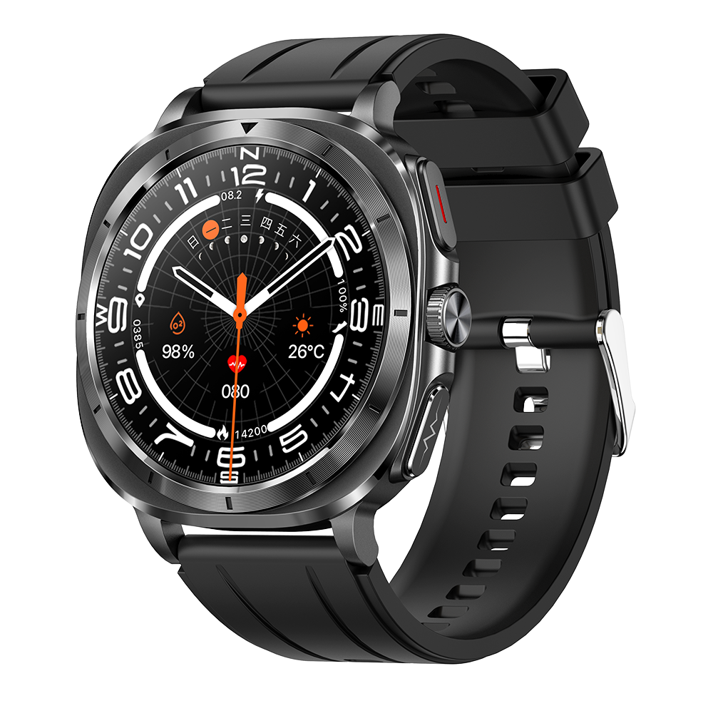 SmartWatch cu Senzor Glucometru, EKG, Temperatura Corporala, Compozitia Sangelui, Acid Uric, Colesterol, Metabolism, Grasimea din Corp, Apel Bluetooth, Numar SOS S796