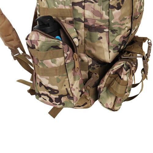 Rucsac Militar 45L cu 3 Genti Detasabila, Sistem MOLLE, Impermeabil