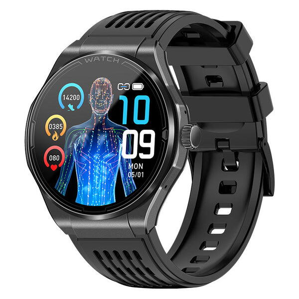 SmartWatch cu Apel Bluetooth, Glucometru, Analiza Impedantei Bioelectrice, EKG, HRV, Nivel Radiatii, Temperatura Corporala, Ritm Cardiac, Nivel Oxigen, Tensiune Arteriala S782