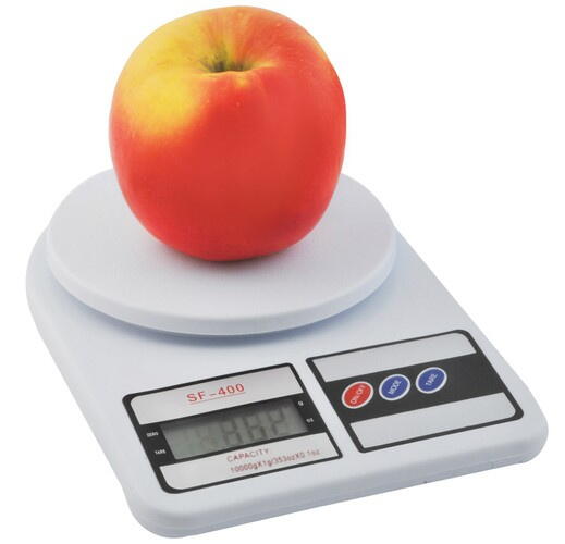 Cantar digital de bucatarie SF-400, diviziune 1g, functie Tara, maxim 10 kg
