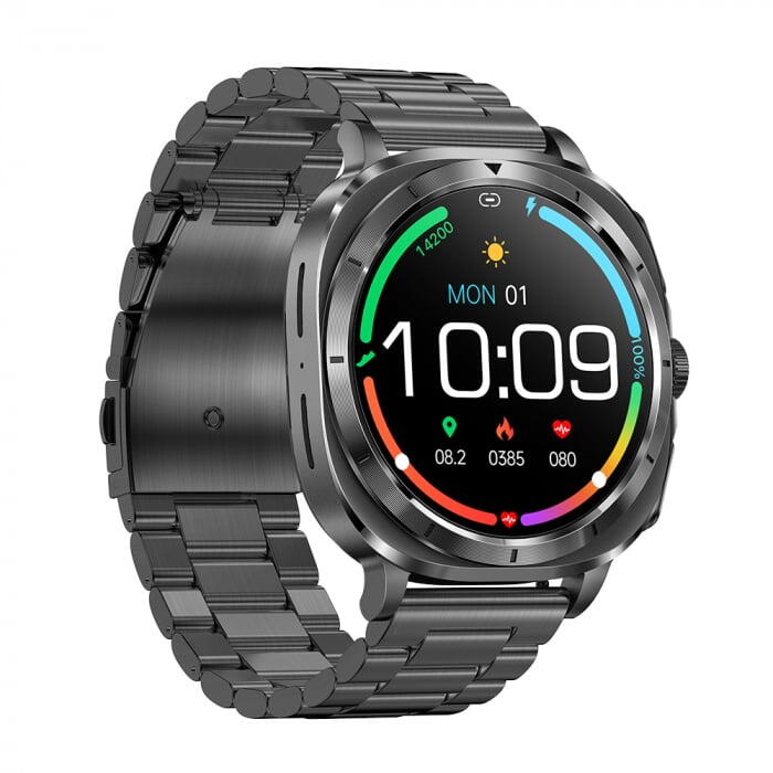 SmartWatch cu Senzor Glucometru, EKG, Temperatura Corporala, Compozitia Sangelui, Acid Uric, Colesterol, Metabolism, Grasimea din Corp, Apel Bluetooth, Numar SOS S797