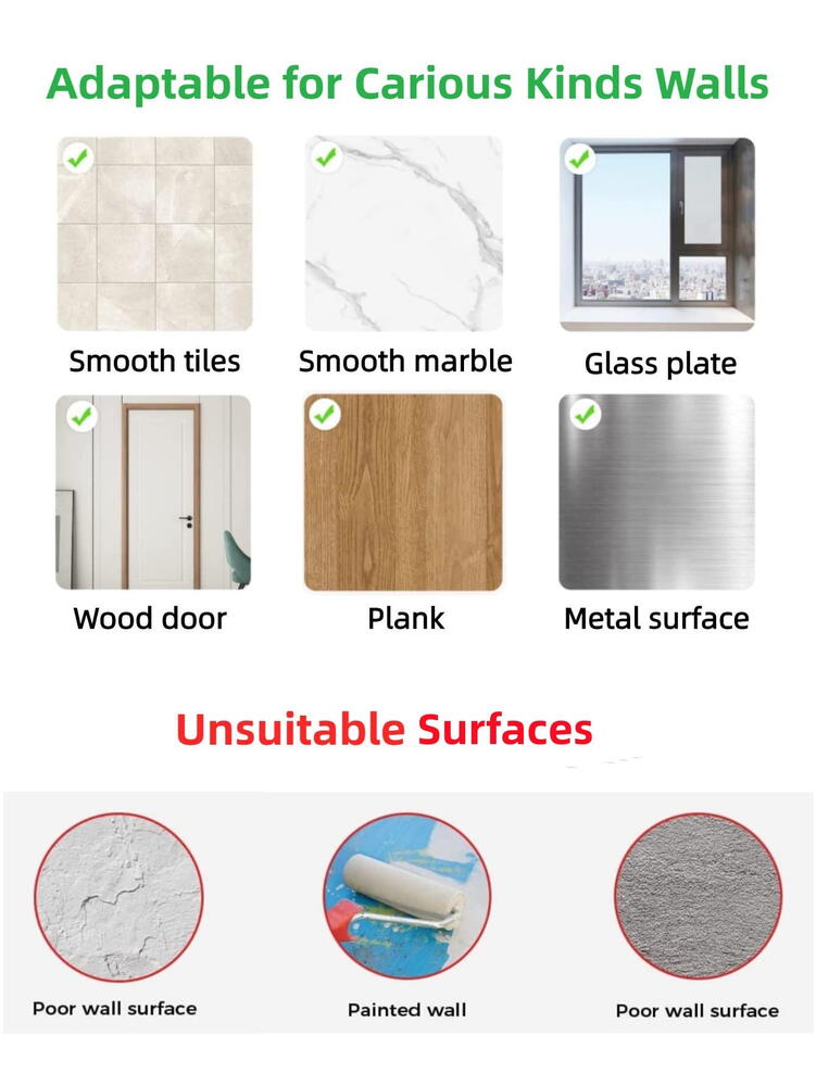 Suport pentru papuci, prindere cu sistem dublu adeziv inclus, Transparent