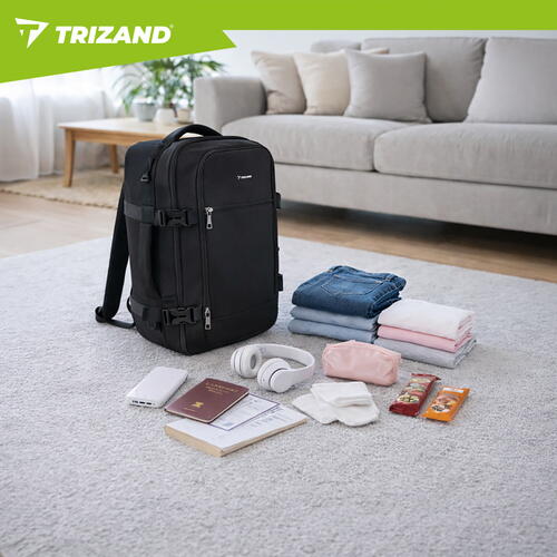 Rucsac de calatorie tip Geanta, 20L, 40x25x20cm, 2 Compartimente, Negru