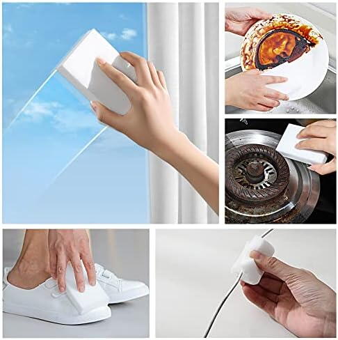 Bureti magici melamina - Set 10 bucati, 2x6x10cm, Alb