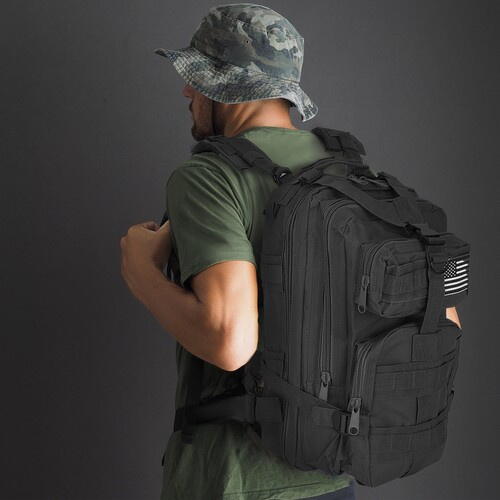 Rucsac Militar 26L, Sistem MOLLE, Impermeabil, Rezistent