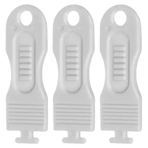Set 15 protectii pentru prize copii, ABS, cu 3 chei incluse