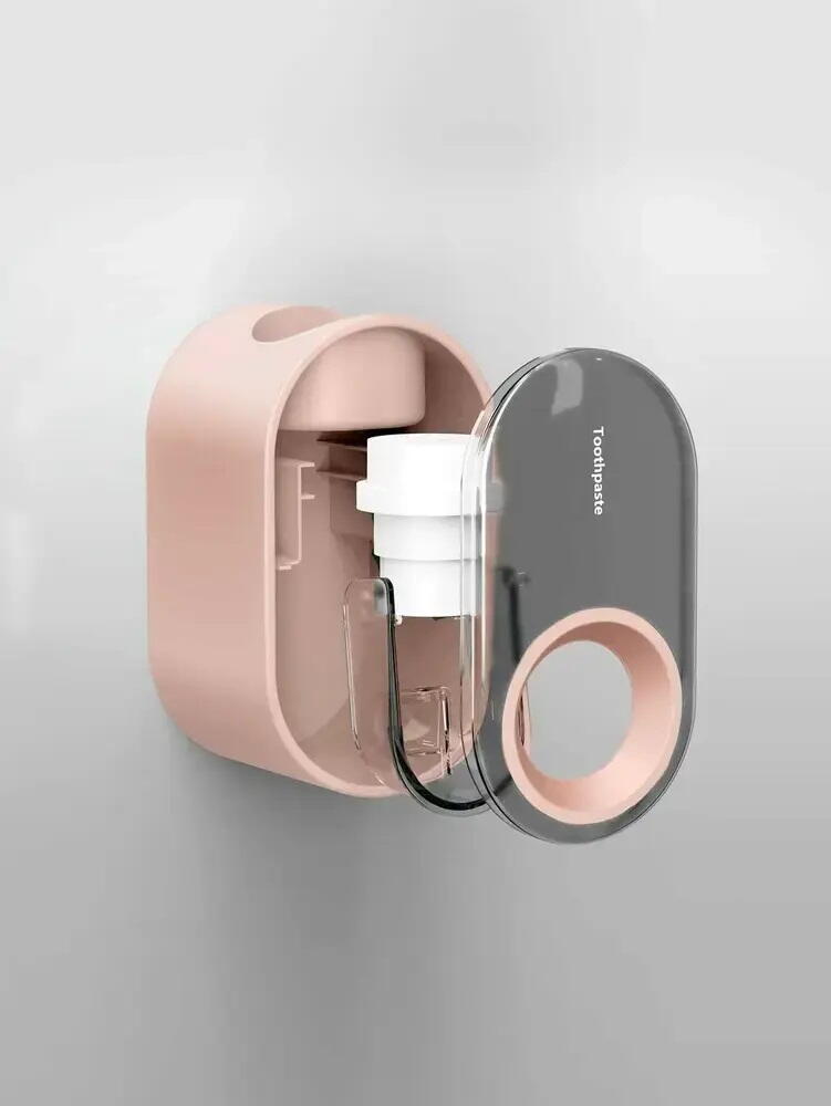 Dispenser, dozator pentru pasta de dinti, prindere pe perete