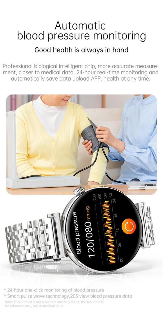 SmartWatch cu Apel Bluetooth, Glucometru, Analiza Impedantei Bioelectrice, EKG, HRV, Ciclu Menstrual, Nivel Radiatii, Temperatura Corporala, Ritm Cardiac, Nivel Oxigen, Tensiune Arteriala S764