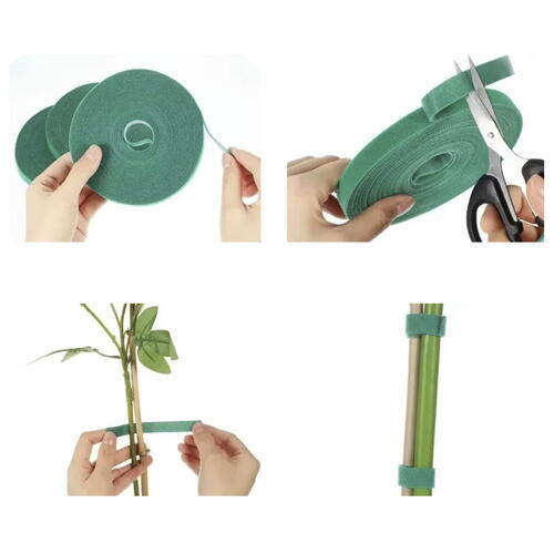 Legaturi pentru plante, Nylon reutilizabil, 5 Metri Lungime, Pentru legat plante si organizare cabluri