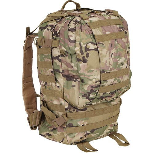 Rucsac Militar 45L cu 3 Genti Detasabila, Sistem MOLLE, Impermeabil