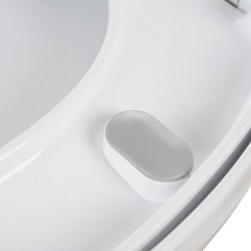Capac WC cu Soft Close, Sistem Inchidere Lenta, Montaj Universal, Usor de Curatat, Kit de Montaj inclus, Alb