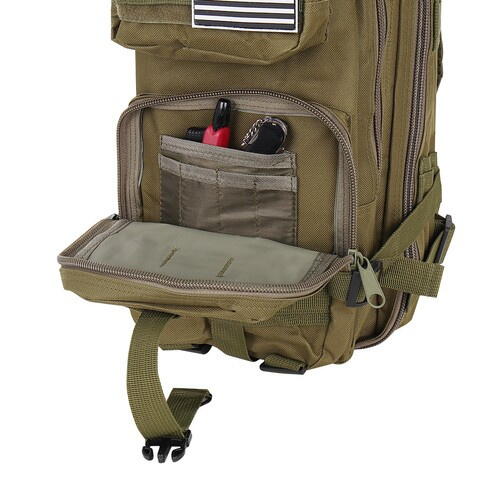 Rucsac 26L, De Drumetie, Impermeabil, Sistem MOLLE, Multiple Compartimente