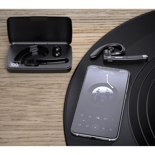 Casca handsfree, Bluetooth 5.3, anulare zgomot CVC 8.0, Carcasa de incarcare