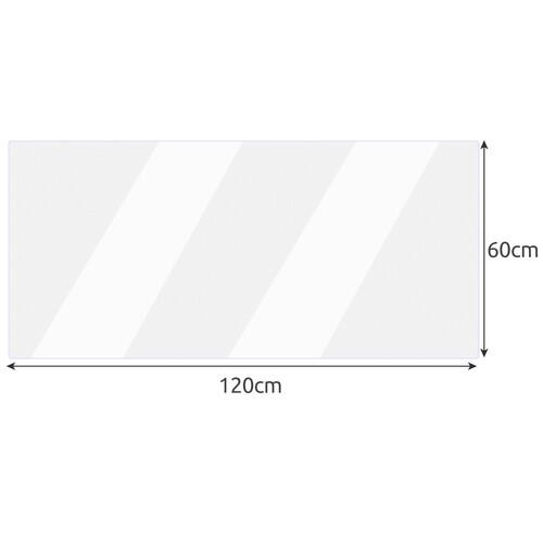 Protectie transparenta pentru masa, 120x60 Cm, 1mm Grosime