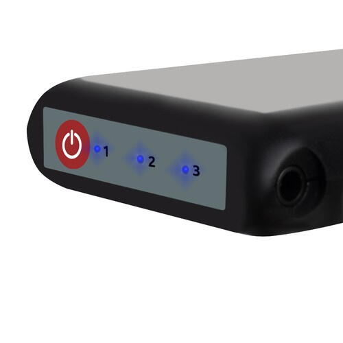 Sosete incalzite, Acumulatori Inclusi, Incarcator USB, Reglare a incalzirii in 3 trepte, 40 - 60 grade, Marime universala 36-44, Negre