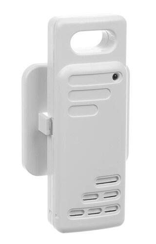 Termometru si Higrometru Profesional de Camera si Exterior cu Transmitatoare Wireless, 60 m Raza Actiune, Ecran LCD, Iluminare de Fundal, Touch, Alb